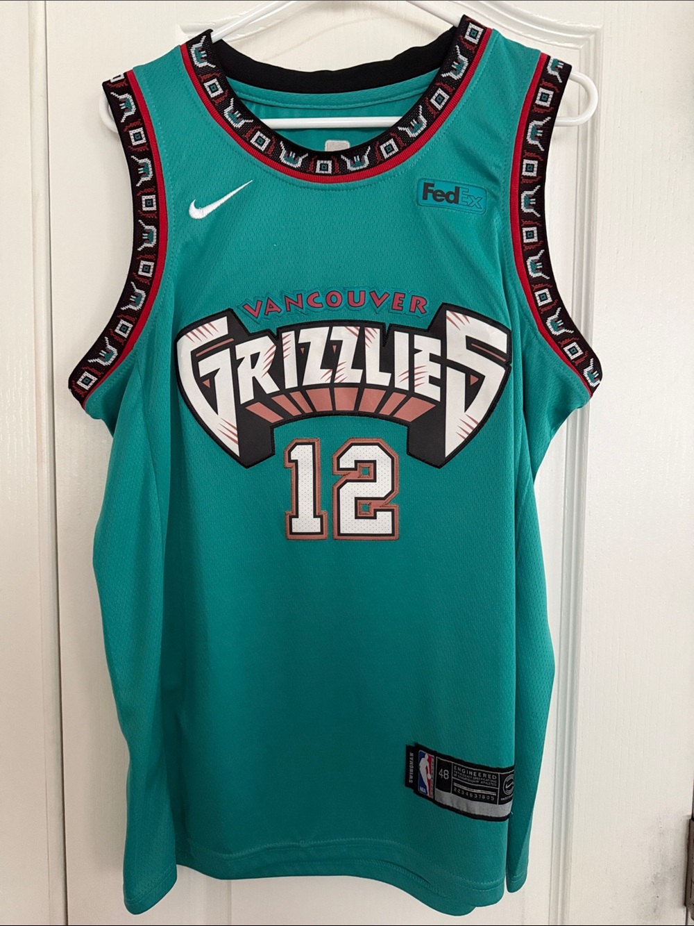 Nike Vancouver Grizzlies #12 Ja Morant Basketball Jersey